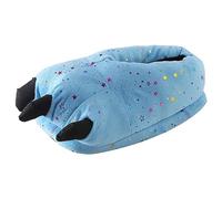 Generisch Warm Slippers Women's Slippers for Men and Women, Cute Cartoon, Innovative Creative Dinosaur Cartoon, Fun, Warm, Comfortable, blue, One Size