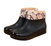 Generisch Warm Winter Outdoor Shoes for Casual Use with Secure Closure Ideal for Relaxing Activities in Autumn and Winter, black, 4 UK