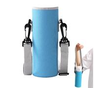 Generisch Water Bottle Loop | Water Bottle Bag to Protect the Bottle | Water Bottle Carrier with Strap, Insulated Neoprene Bottle Holder, Bag for Girls, Women, Men