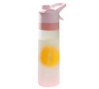 Generisch Water Bottle with Spray Mist - Portable Mist Bottle | Water | 650 ml Sports Water | Portable with Easy-Drink Spout for Gym, Running, Biking, Workout, Outdoor