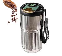 Generisch Water Bottle with Temperature Display - Coffee Cup with Intelligent LED Digital Temperature Display | Double Wall Vacuum Insulated Stainless Steel Mug, Portable Travel Mug