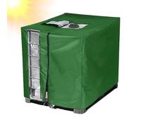 Generisch Water Container Cover, Oxford Waterproof Protective Cover with Viewing Window - Waterproof Protective Cover - For Outdoor Use Against Strong Wind, Rain, Garden, Lawn, Patio