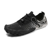 Generisch Water Shoes for Couples, Breathable, Lightweight Summer Shoes, Quick-Drying Barefoot Shoes for Swimming, Hiking, Cycling, Outdoor Sports, Fitness, Beach, Surfing, Diving, black, 9 UK