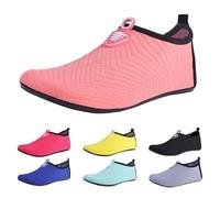 Generisch Water Shoes for Men and Women: Bathing Shoes Women || Yoga Shoes Aqua Shoes || Quick Drying Beach Shoes || Slip On Breathable Swimming Shoes || Outdoor Aqua Shoes with Thick Sole, pink, 6 UK