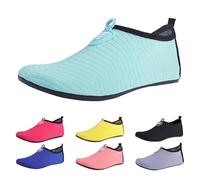 Generisch Water Shoes for Men and Women: Bathing Shoes Women || Yoga Shoes Aqua Shoes || Quick Drying Beach Shoes || Slip On Breathable Swimming Shoes || Outdoor Aqua Shoes with Thick Sole, mint green