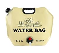 Generisch Water Storage Spigot - Drinking Water Container | 8L Foldable Water Bag Spigot | Folding Drinking Water Carrier for Motorhomes, Hunting, Backpack, Picnics, BBQ