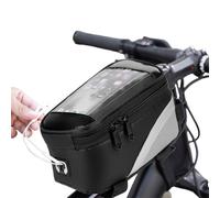 Generisch Waterproof Bicycle Frame Bag - Bicycle Teaching Case, Portable Bicycle Bag, Shock Top Tier Organ, Touchscreen Phone Holder Accessories, Outdoor Sports Commuting Equipment for Women