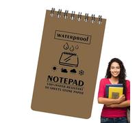 Generisch Waterproof Journal, Portable Pocket Notepad, Memo Note Pads, Waterproof Pockets Notebook, 5 Inches, Ideal for Outdoor Use or Any Situation Where Moisture Could Ruin Standard Paper