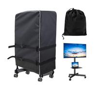 Generisch Waterproof TV Case for Outdoor Use, with Reflective Strips, Outdoor TV Protective Case 50 Inch for Patio, Balcony, Pool, Camping, Motorhome, from Rain, Snow, Dust