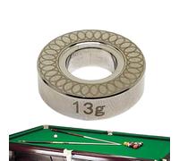 Generisch Weight Ring Billiard Cue - Attractive Variety Adjustable Balance Disc for Game Stick | Robust Steel Alloy for Balance Optimisation | Accessories - Training Precision Competition