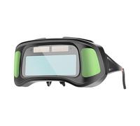 Generisch Welding Goggles - Welding Goggles Car Dark, Anti-Glare Solar Powered Glasses for Soldering Projects Industry Crafts