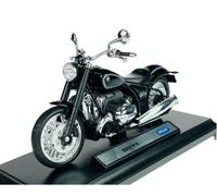 Generisch Welly Model Motorcycle Compatible with BMW R18 Black with Socket 1:18 1/18 Metal Model Motorcycle Die Cast New in Box
