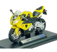 Generisch Welly Model Motorcycle Compatible with BMW S1000RR S1000 RR Motorcycle 1:18 1/18 Metal Model Motorcycle Die Cast New in Box