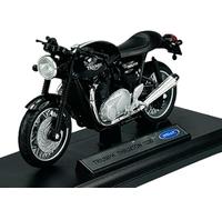 Generisch Welly Triumph Thruxton 1200 Black with Socket 1:18 1/18 Metal Model Motorcycle Die Cast New in Box