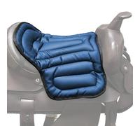 Generisch Western Saddle Pad - Shock Absorbing PU Leather Saddle Pad for | Soft Padded Saddle Cover for Ranch Trail, Cowboy Riding, Riding Equipment for Adults, Outdoor Equestrian Accessories