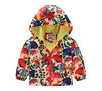 Generisch White Casual Jackets Print Cartoon Hooded Outerwear Zipper Coats Long Sleeve Coats Clothing 128, yellow, 18-24 Months