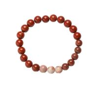 Generisch White Silicone Bracelet Star Bracelet Eight Planets Natural Stone Bracelet Unisex Beaded Bracelet, 8 mm Natural Stone Tooth Fitness Bracelet, one size, Artificial Crystal, No Gemstone
