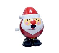 Generisch Wind-up festival snowmen that can be wound up, run and jump, small surprises for children (D, 6.5 cm)