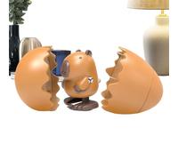 Generisch Wind-up Toy - Bouncing Board Games Interactive - Wind-up Gag Duck Egg | For Children Girls Preschool Car Travel Car Ride Home Lessons Playroom Gift Bag Party Birthday
