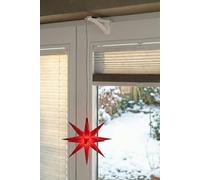 Generisch Window Decoration Holder with Cable Management White for Herrnhuter Stars and Christmas Decoration