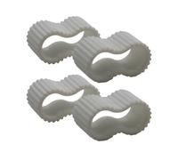 Generisch Windscreen Wiper Holder, , Water Pressure Optimised, Set of 4 from the 3D Printer, Windscreen Wiper Mounting Bracket, for Trailers, Motorhomes, Trucks, Automobiles