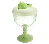 Generisch Wine Sippy Cup | 180 ml Reusable Glass Drinking Cup with Lid - Drinking Cup for Children | For Children from 12 Months Girls at Home On the Go Party Birthday