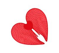 Generisch Wing Costume - Heart-Shaped Lightweight and Portable, Angel Wings for Adults, Suitable for Women for Cosplay and Fancy Dress on Valentine's Day for Parties as Accessories