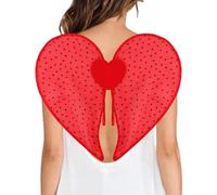 Generisch Wing Costume Heart-Shaped Sexy Lightweight Feel Angel Wings for Women Cosplay Valentine's Day Party Accessories