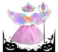 Generisch Wings Costume, Luminous Costume - Accessory Set for Photos Party Wedding Halloween Carnival Birthday Party