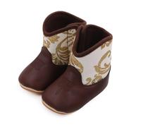 Generisch Winter Boots 36 Cowboy Bootie Soft Sole Non-Slip Crib Shoes for Baby Toddler Girls Newborn Children's Snow Boots, a, 4 UK Child