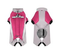 Generisch Winter Coat for Pets with Adjustable 4-Leg Jumpsuit Design Warming Jacket Including Reflective Strips Practical D-Ring for Safe Walking in the Cold (B, 27 cm)