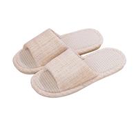 Generisch Winter Shoes Men 43 Indoor Spring and Guests Couples Four Seasons Hospitality Non-Slip Slippers Cotton and Linen Men's Linen Slippers 11 Men's Shoes, White, 36 EU