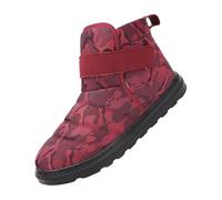 Generisch Winter Shoes Without Laces, Men's Snow Shoes, Waterproof, Ski Boots, Fleece Warm Winter Boots, Non-Slip Snow Boots, Plain Outdoor Boots, Casual Sports Men's Shoes (36-47), hot pink, 7 UK