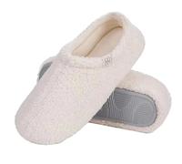 Generisch Winter Slippers Women Men Warm Hut Shoes Women Lightweight Soft Home Slippers Plush Slippers Fluffy Felt Slippers Non-Slip Cuddly Slippers Unisex Wide Feet Slippers, a, 4 UK