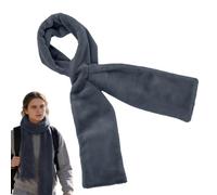 Generisch Winter Women's Scarf - Warm Neck Collar | Pull-Through Scarf Made of Faux Animal Hair | for Leisure Work University Everyday as a Gift for Women, gray, Siehe Beschreibung