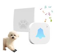 Generisch Wireless Alert Chime, Long Range Receiver Kit, Waterproof Outdoor Signal Unit, Dog Training Communication Aid, Multi Chime Adjustable Volume, Apartment Home Travel Use 7.2 x 7.2 x 1.8 cm
