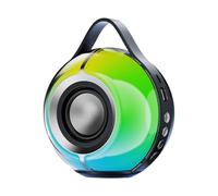 Generisch Wireless Outdoor Speaker, Garden Speaker, Rechargeable Unit, Multi-Scenario, Loud , LED Light Soundbar for Home, Balcony, Yard, Hiking, Boat, Office, Hinterho