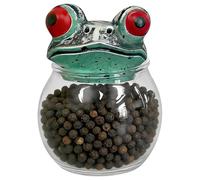 Generisch Witch Frog Apothecary Glasses, Storage Jar, Chili Storage Jar, for Living Room, Bedroom, Study, Apartment, Shelves, Cupboards, Hobby Chefs, Meal Prep Collectors