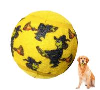 Generisch Witch Pattern Dog Balls - Interactive Huts - Jolly Ball for Aggressive, Dog Fetch Toy | Durable Teething Toy, Water Bounce Cup for Dogs, Outdoor Exercise, Training U