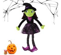 Generisch Witch Plush Doll - Halloween Plush Toys For Kin - In the Shape of Witch Dolls | Ha - Ut-Friendly Home Accessories for Sofa Children's Room Office Decoration
