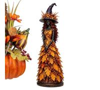 Generisch Witch Statue Halloween Tier Tray Statue Ornament