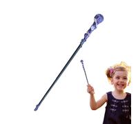 Generisch Witch Wand Crystal Cosplay Wands Fine Handmade Magic Prop Wall for COSPLLAY, Costume Accessories, Party Favour, Halloween, Birthday Gift, Holiday Dress
