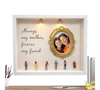 Generisch - With LED Lighting for Mother's Day | Museums Shadow Box for Wall Decoration, for Women, Grandma, Bedroom, Living Room, Office, School, Party Gift