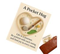 Generisch With sporty motif, encouragement keepsake for the bag, inspirational memory card, for athletes, team managers, fans, teammates, training field, game days, training tournaments, collectors