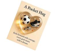 Generisch With sporty motif, motivational keepsakes in pocket size, sports theme motivational card, for athletes, team managers, fans, collectors, on game days, training camps, tournaments, travel