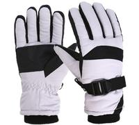 Generisch Women Men Winter Gloves 1 Pair Metallic Shiny Short Gloves Faux Leather Holiday Party Cosplay Party