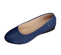 Generisch Women Shoes Yellow 38 Women Soft Sole Non-Slip Wedge Heels Breathable Slip On Barefoot Shoes Women Winter, blue, 6 UK