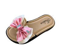 Generisch Women's 35 38 Fashionable and Versatile Exaggerated Butterfly Cute Beach Slippers with Soft Slippers With Cats, pink, 8.5 UK