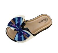 Generisch Women's 35 38 Fashionable and Versatile Exaggerated Butterfly Cute Beach Slippers with Soft Slippers With Cats, darkblue, 8 UK Child