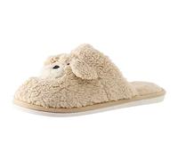Generisch Womens Cartoon Fashion Cute Couple Style Indoor Outdoor Slippers Flat Sole Comfortable Non-Slip Versatile Casual Shoes, coffee, 10 UK